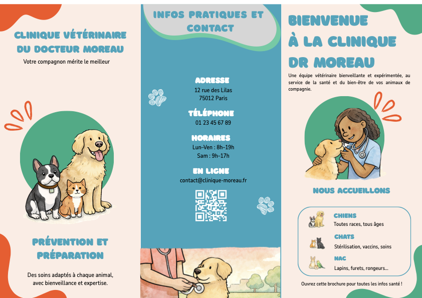 Brochure Veterinaire